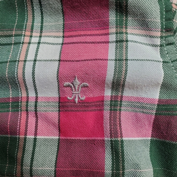 Neck & Neck set of 3 button down shirt sz 2T Pink, White, and Green plaid - Picture 3 of 16